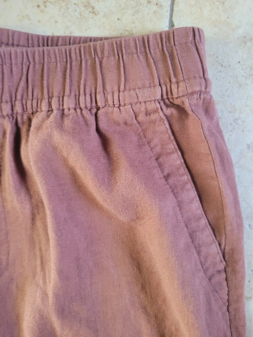 Old Navy Linen Blend Wide Leg Pants - Picture 2 of 6